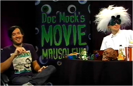 Doc Mock and guest Eric Appel enjoy some cheesy cinema gold!